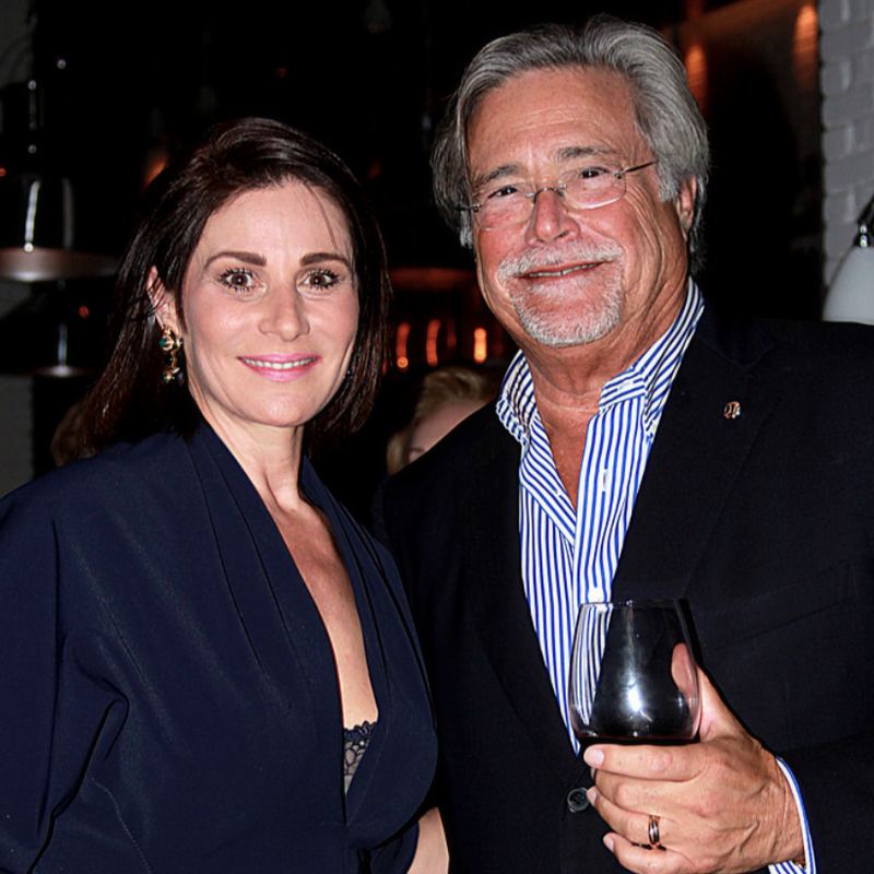 Jennifer Valoppi with Micky Arison
